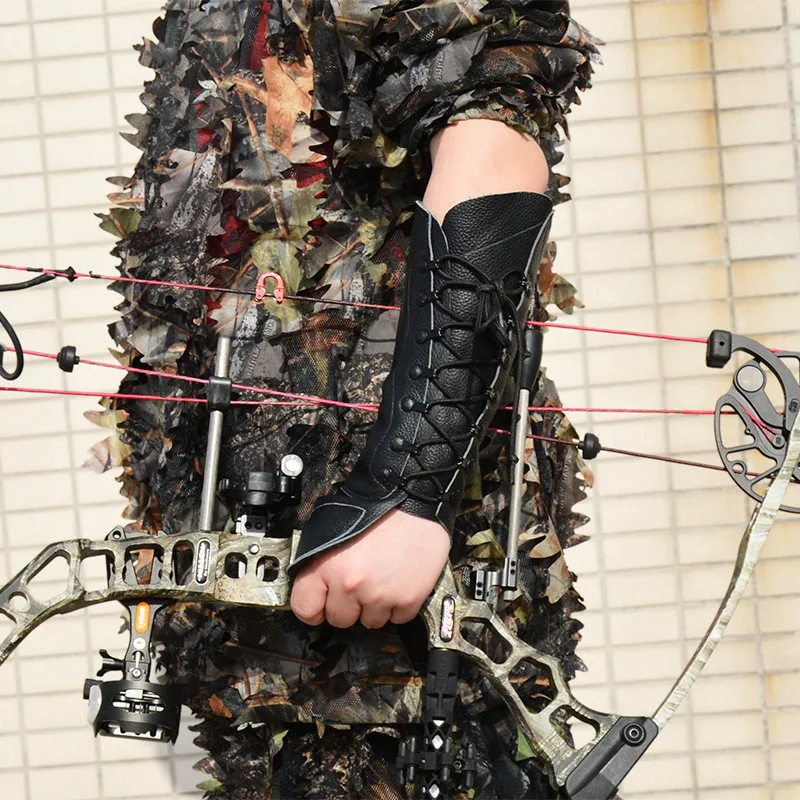 Высококачественные стрелы для стрельбы из лука кожаные мишень стрельба Защита