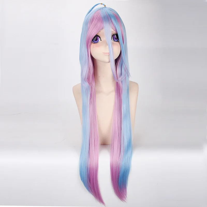 Парик для косплея Shiro из аниме NO GAME LIFE термостойкие прямые искусственные волосы