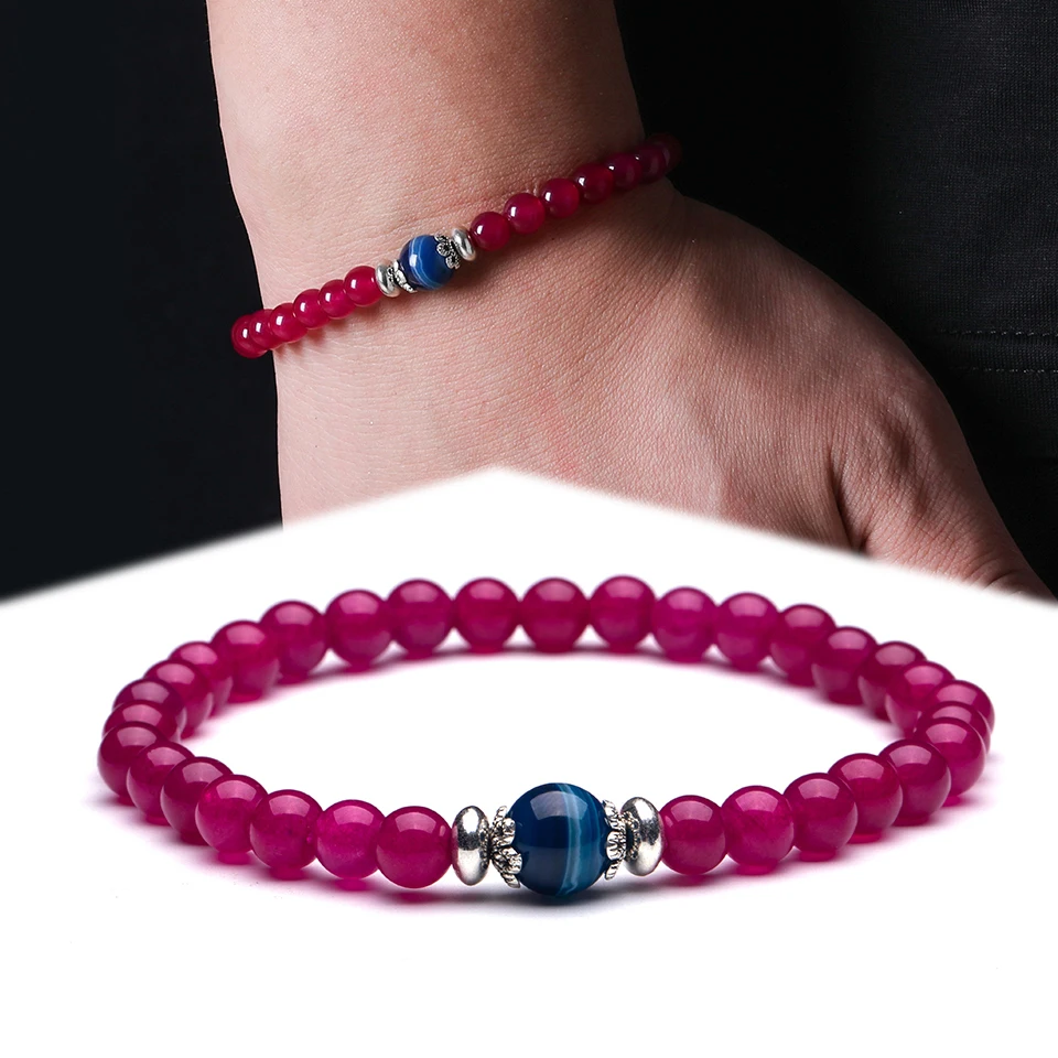 Звезда вселенной Иисус крест Классический шарм Браслет из натурального камня