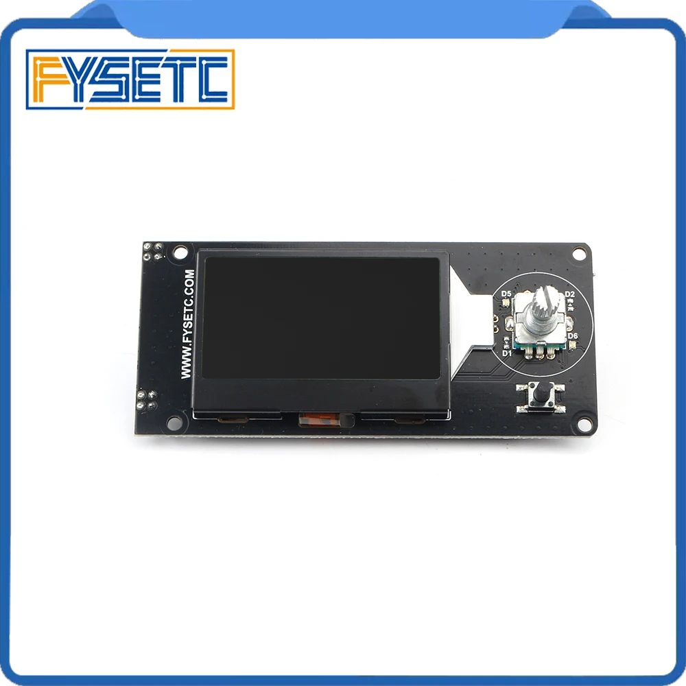 Умный дисплей mini 12864 v1.2 типа D ЖК экран MINI12864 белый на черном с поддержкой Marlin