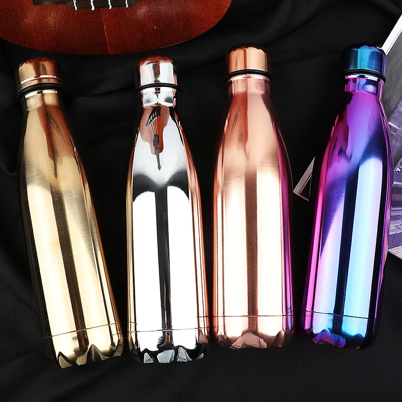 500ML Thermos cup Stainless steel thermos coffee mug Outdoor Sports Double Wall Drink Water Cup Vacuum flask for water bottle | Дом и сад