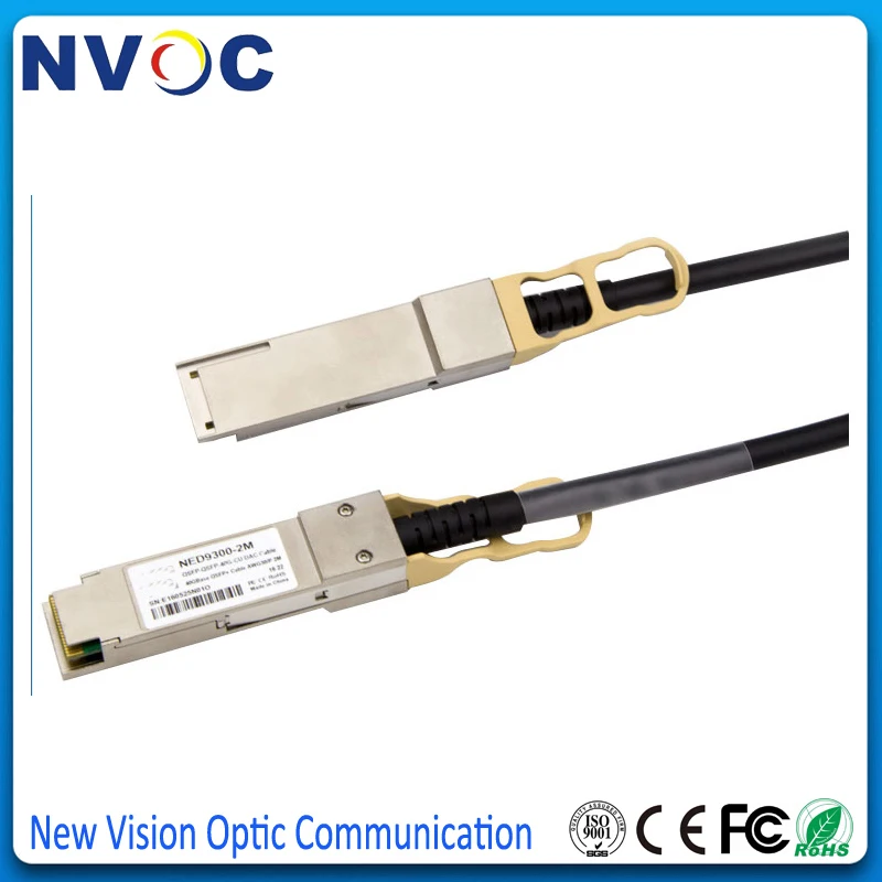 5 шт./лот 40G QSFP к DAC 2M 30AWG 2 м кабель QSFP40G CU2M медный прямой кабель|Детали устройств
