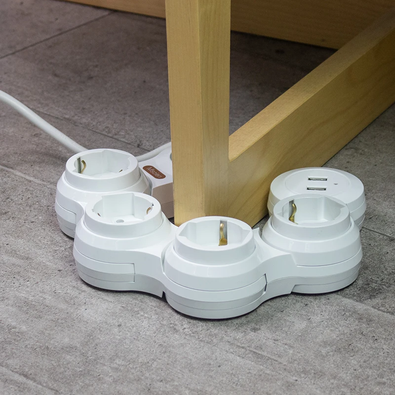 Удлинительные розетки с USB 4 AC smart EU plug 5 V 10A стабилизатор напряжения 1 8 м 3 адаптер