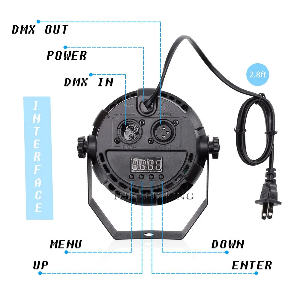 Сценический светильник светодиодный 4 в 1|Эффект освещения сцены| |