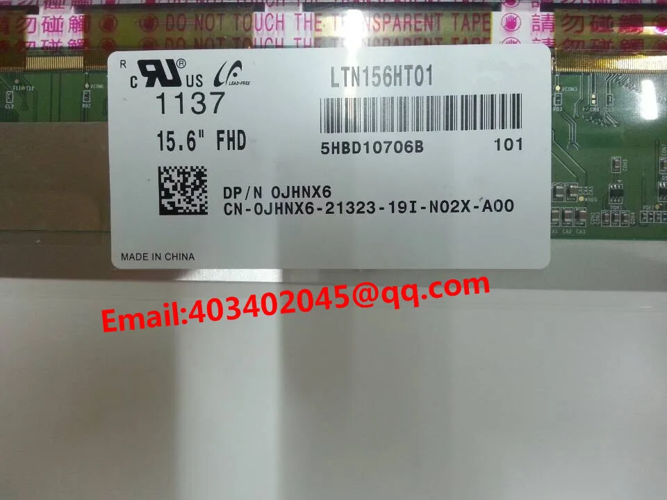 Для Lenovo Y580 Y500 E530 HASEE K590s к580 k580P экран ноутбука ЖК N156HGE-L11 LP156WFC-TLB1 LTN156HT01 B156HW01 LP156WF1 TLB1 |