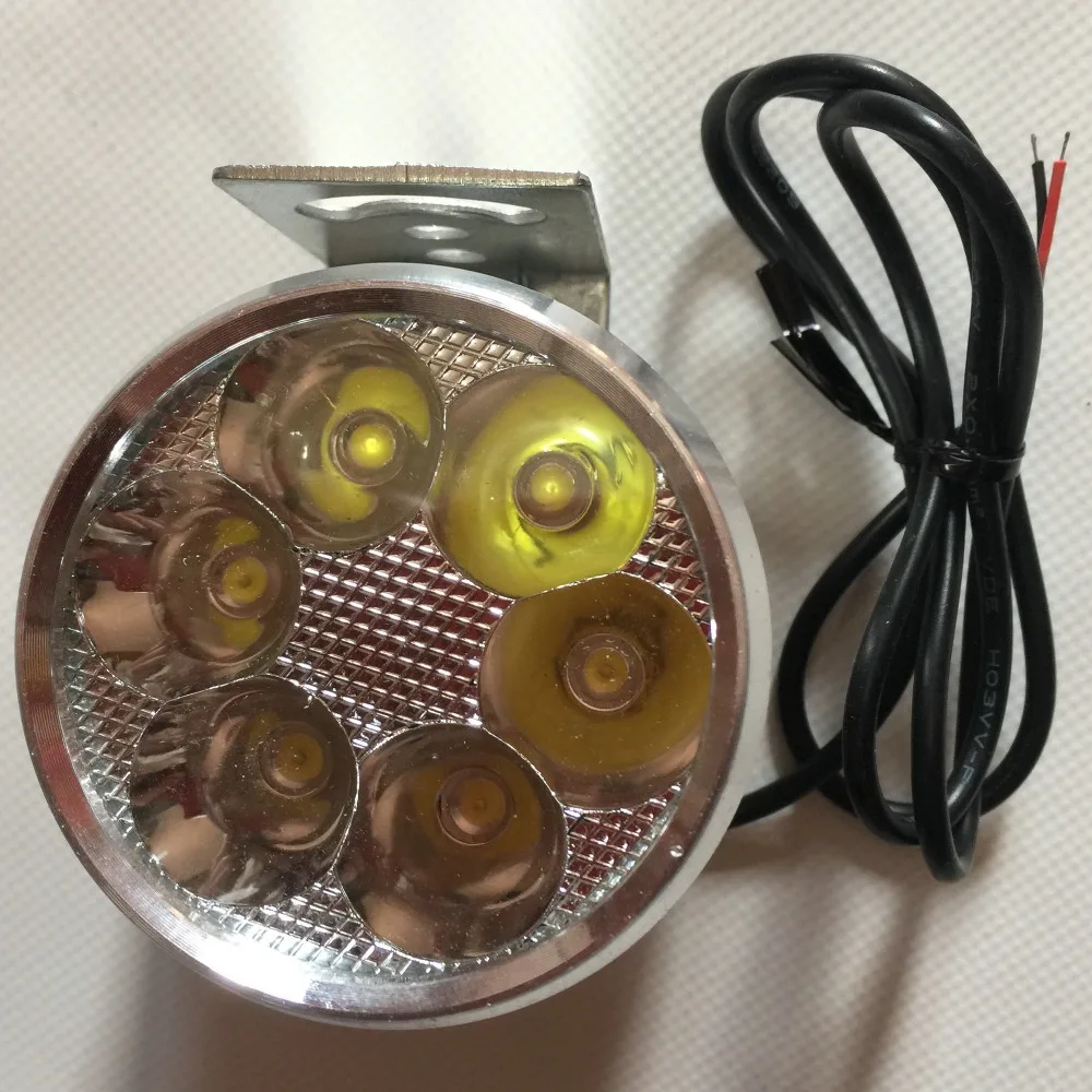 Светодиодный фар frontlight 6 бусины 12 V-80 V для электрический мотоцикл-скутер для грузовых автомобилей, UTV ATV DIRTBIKE трехколесный велосипед внедорожных транспортных средств
