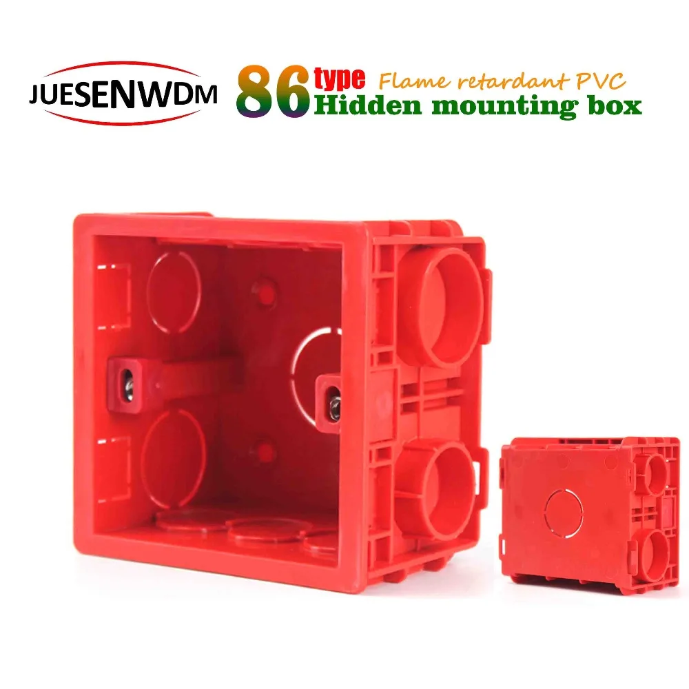 Импортный высококачественный ПК 3x3 дюйма Настенный монтажный ящик для