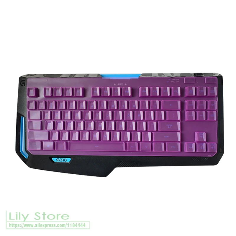 Защитная пленка для механической клавиатуры Logitech G310 87 клавиш игровая офисная