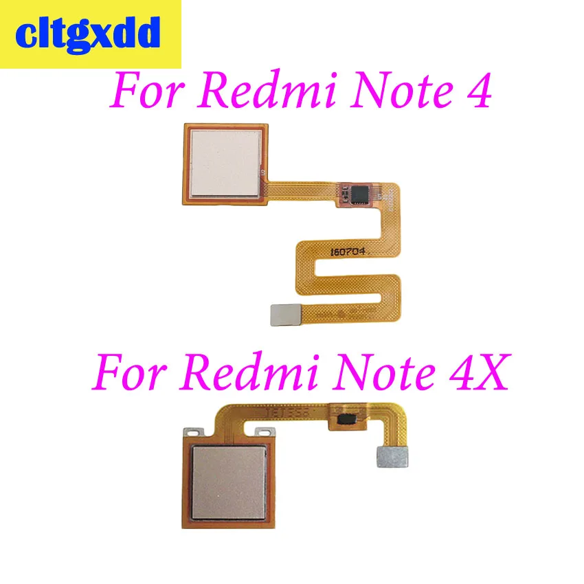 Cltgxdd для Xiaomi Redmi Note 4X Note4 сканер отпечатков пальцев гибкий кабель сенсорный датчик