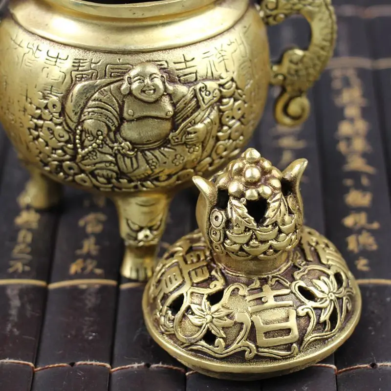 Archaize домашняя латунная курительная печь в спальне Будда благовония