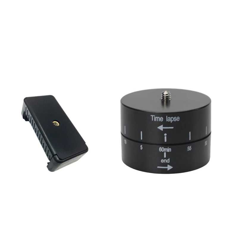 set for phone GAQOU 360 градусов панорамирование вращающаяся камера штатив головка замедленная фотография для iPhone Мобильный для Go Pro Hero6 5 4 3 3+ SJCAM - Цвет: set for phone