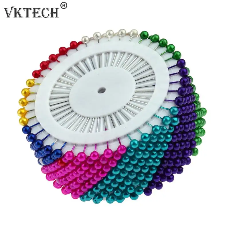 480 pcs 480 шт/30 шт Швейные Шпильки Красочные круглые жемчужные прямые головки шпильки локализация иглы Свадебный корсаж аксессуары для одежды - Цвет: 480 pcs