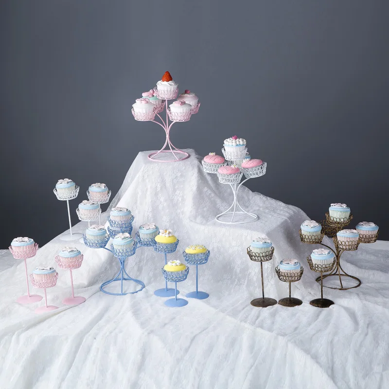 4 шт. простой десертный стол/стойка для кексов/торт ко дню рождения