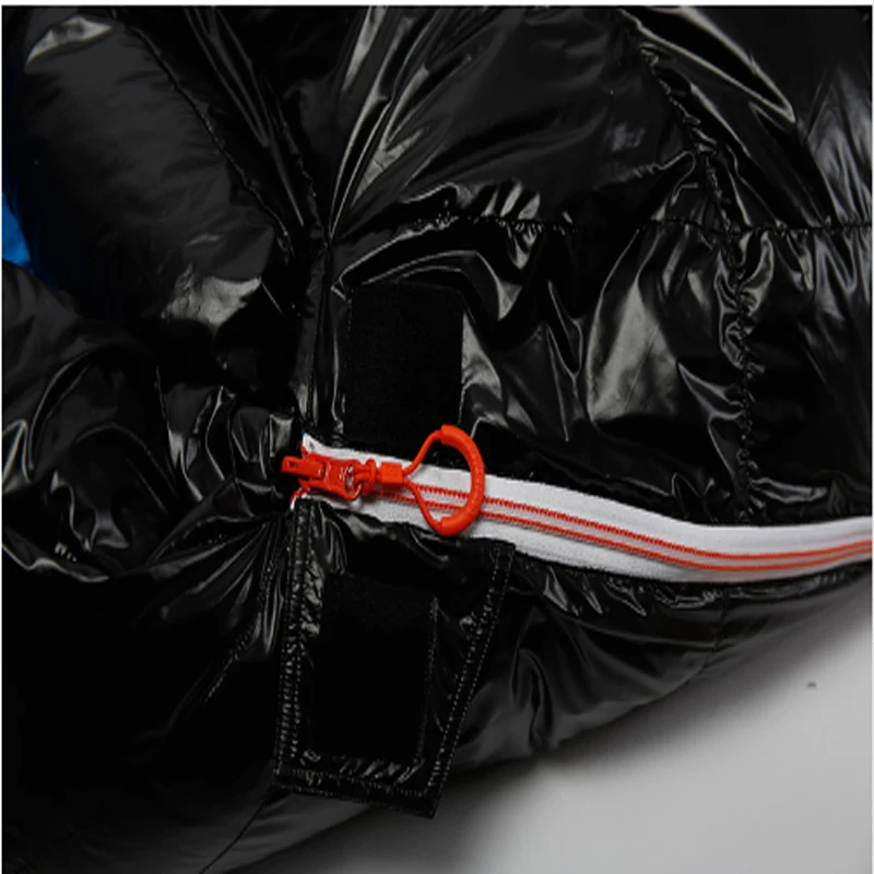 

AEGISMAX D2-L 90% Ultralight Duck Down Mummy Sleeping Bag Black Outdoor Camping Hiking Lengthened Winter Warm Adult 650FP