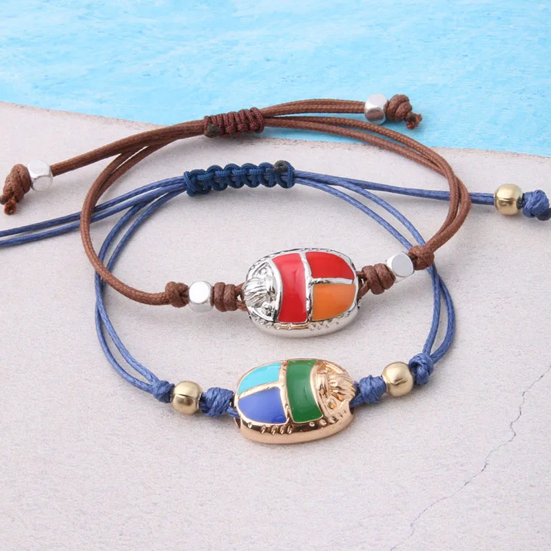 Новый веревочный браслет NeeFu WoFu браслеты ручной работы для женщин модные