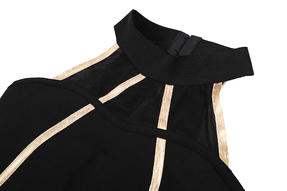 Новинка 2018 стильная повязка сексуальное платье с круглым вырезом Сетчатое