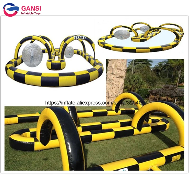 Портативная надувная дорожка для карт гоночная картов дорожка|inflatable race track|inflatable