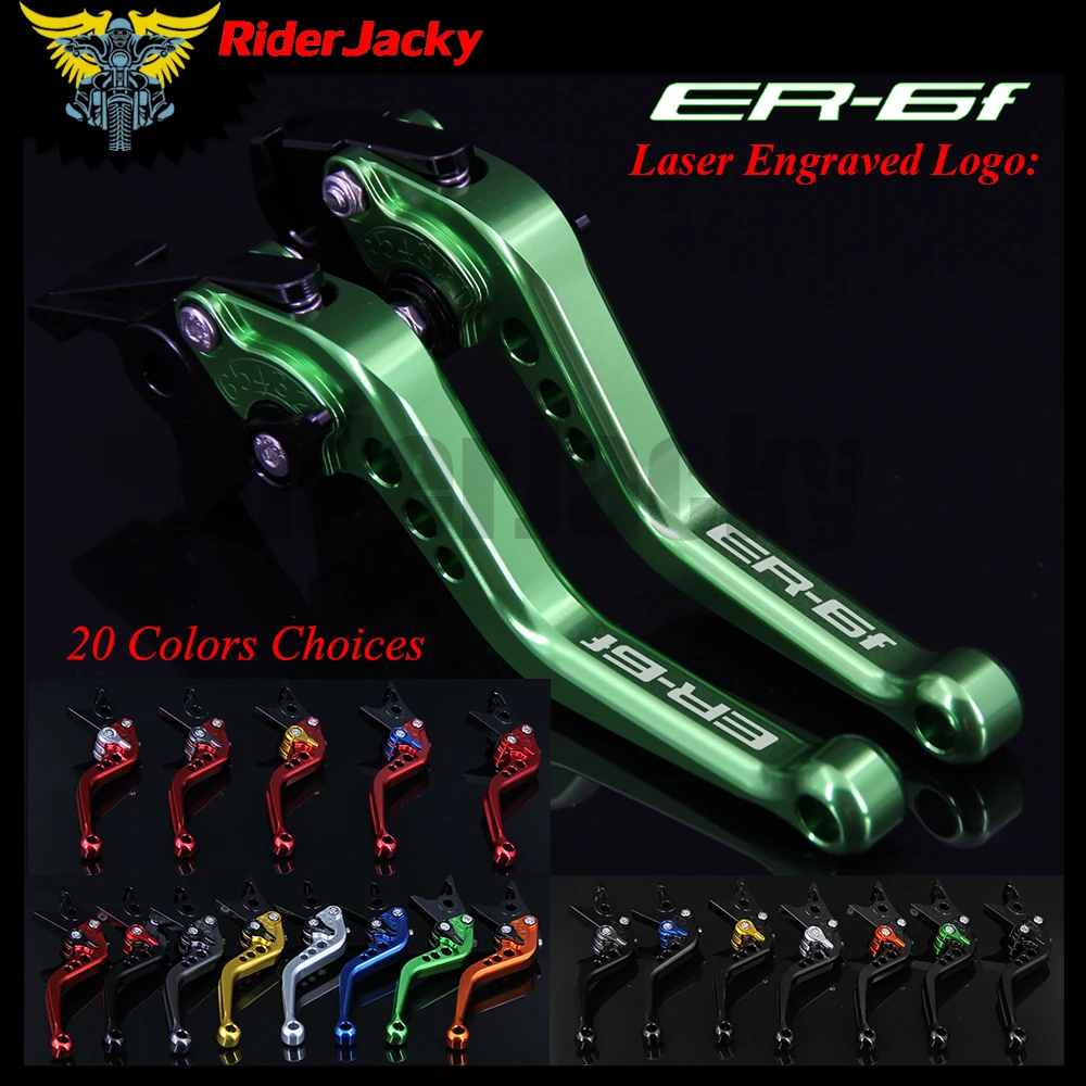 

RiderJacky CNC Adjustable 14.7cm Short Brake Clutch Levers For Kawasaki NINJA 650R/ER-6F ER 6F ER6F 2017-2018 17 18