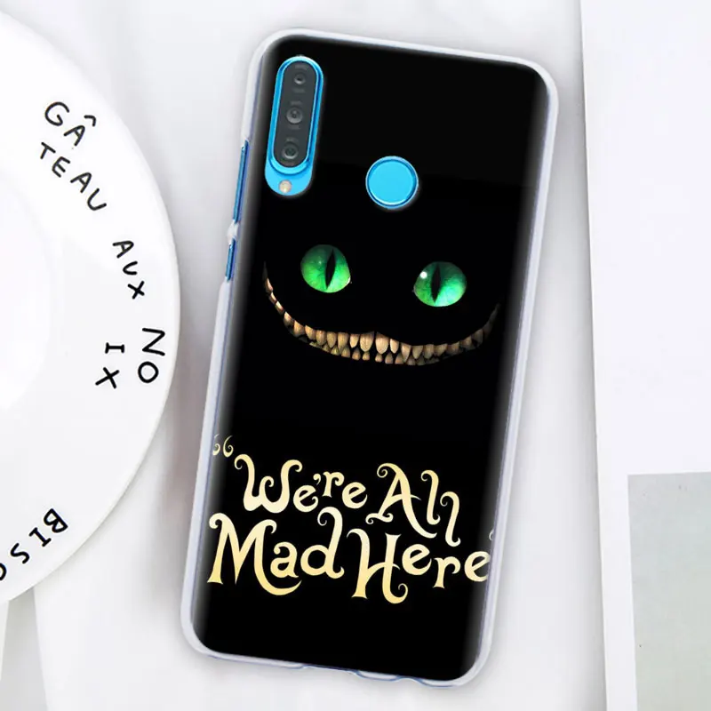 Алиса в стране чудес Чеширский кот чехол для телефона coque для huawei P30 Pro P10 P20 P30 Lite P8 P9 Lite P Smart Plus чехол