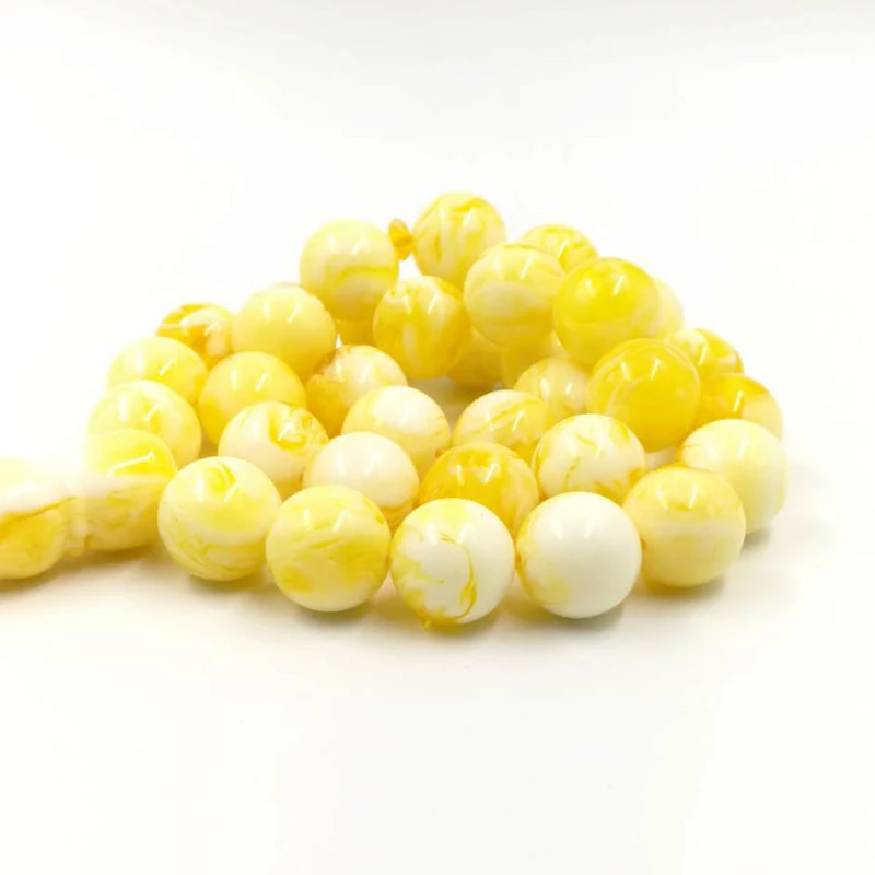 Четки Турецкий Дизайн ambers большой размер Tasbih 33 бусины из смолы желтый tasbih металлические кисточки ислам браслеты мусульманский подарок