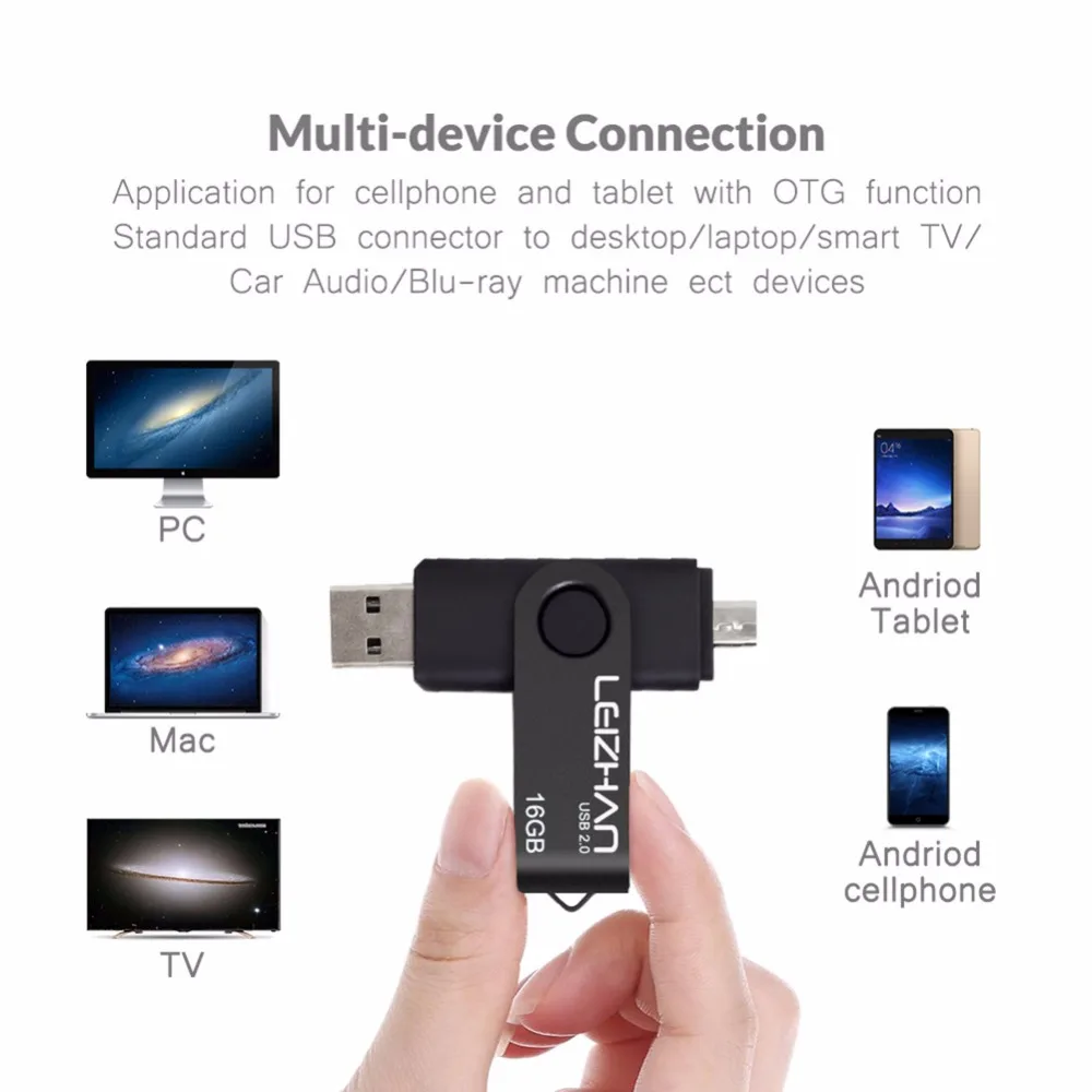2019 128 Гб OTG usb флэш накопитель USB 2 0 Флешка Usb флешка 4 ГБ 8 16 32 64 карта памяти