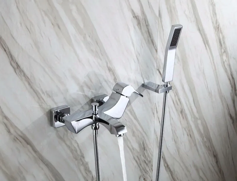 ROLYA Премиум качество настенное крепление для ванной кран ванны смеситель душа
