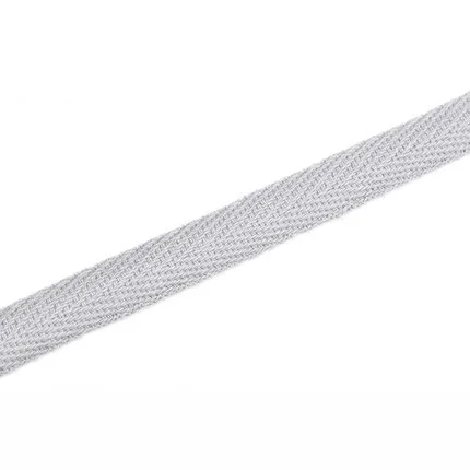 light gray Лента 10 мм саржевая хлопчатобумажная тесьма косой ленты ручной работы тесьма 50 ярдов рулон для рукоделия заколки для волос аксессуары для шнурков - Цвет: light gray
