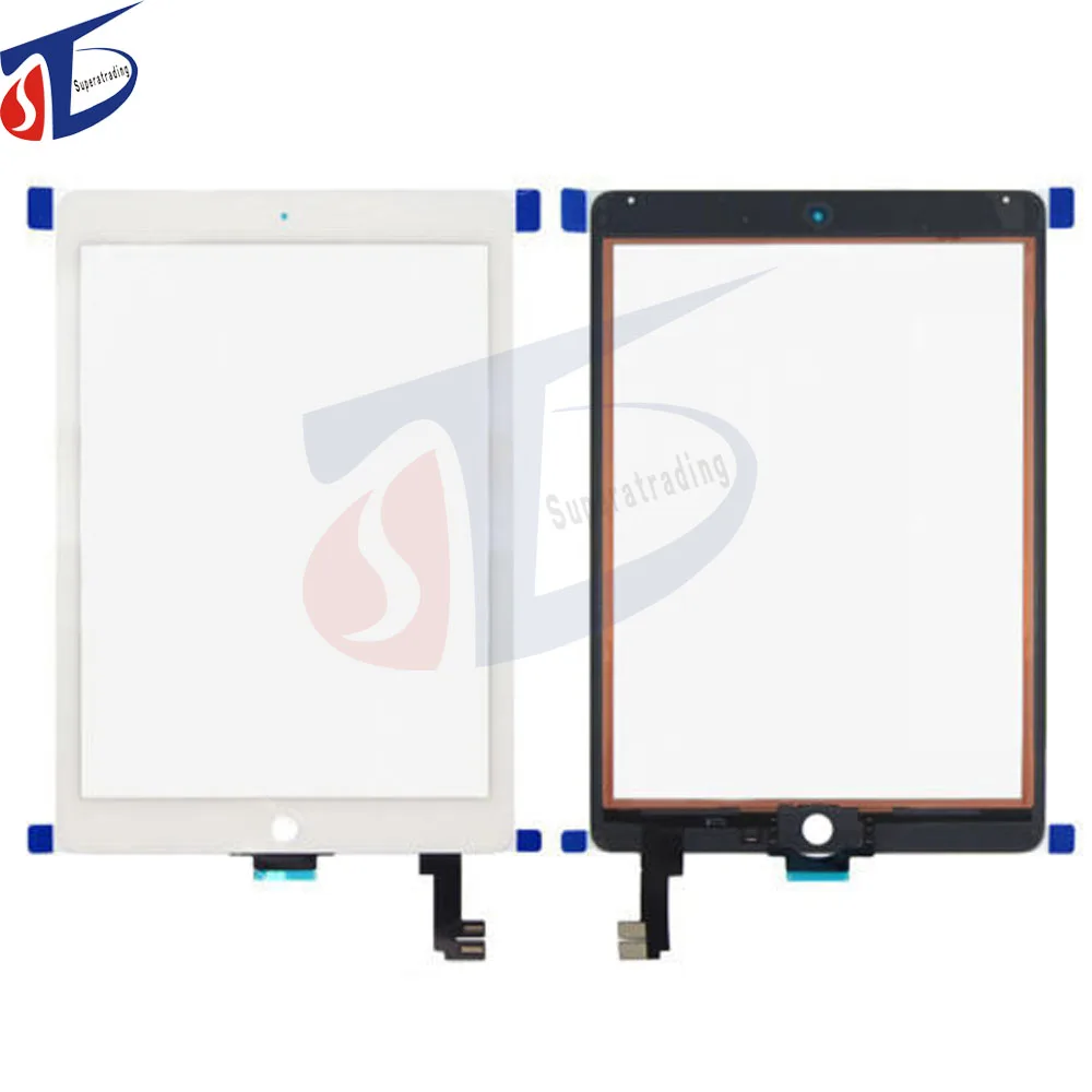 Новый черный белый для iPad Air 2 6 A1567 A1566 сменный сенсорный экран дигитайзер стекло