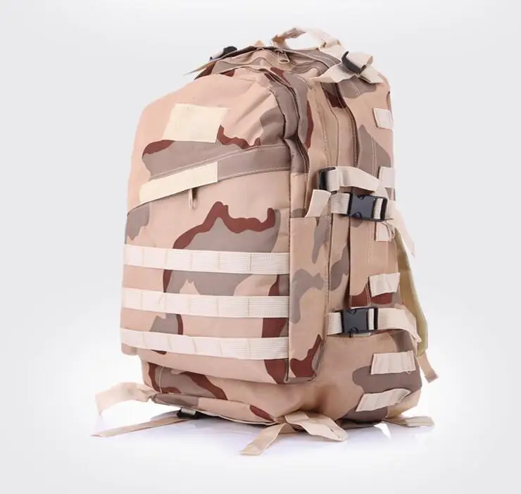 desert 40л 3D спортивный военный тактический рюкзак для альпинизма, кемпинга, походов, походов, путешествий - Цвет: desert