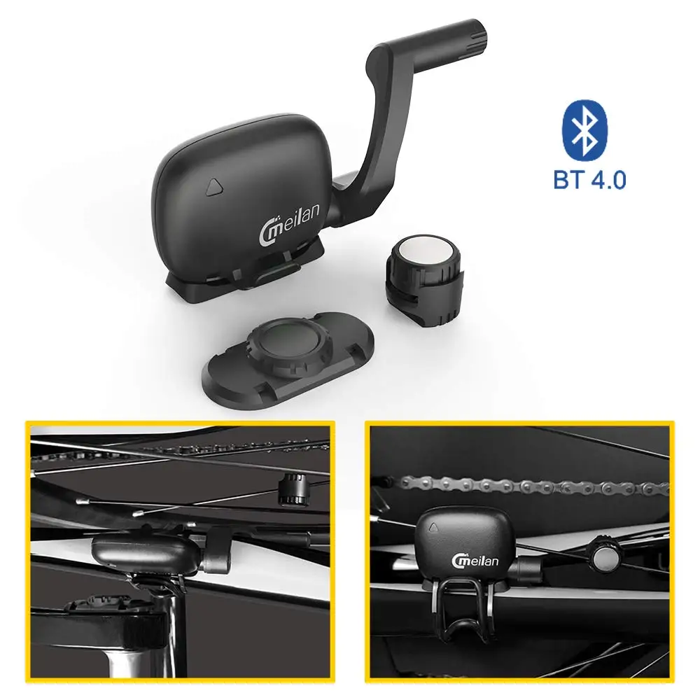 Bicycle Speed and Cadence Sensor computer Bluetooth 4.0 for Bike Computer Apps Waterproof Can be Replace Battery | Спорт и