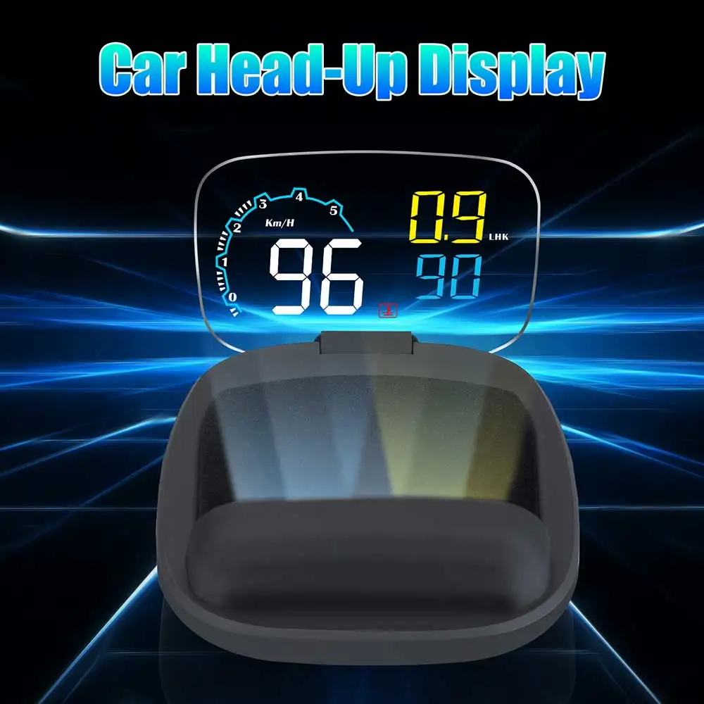 Автомобильный HUD дисплей C600 бортовой OBD2 II Предупреждение предупреждения о