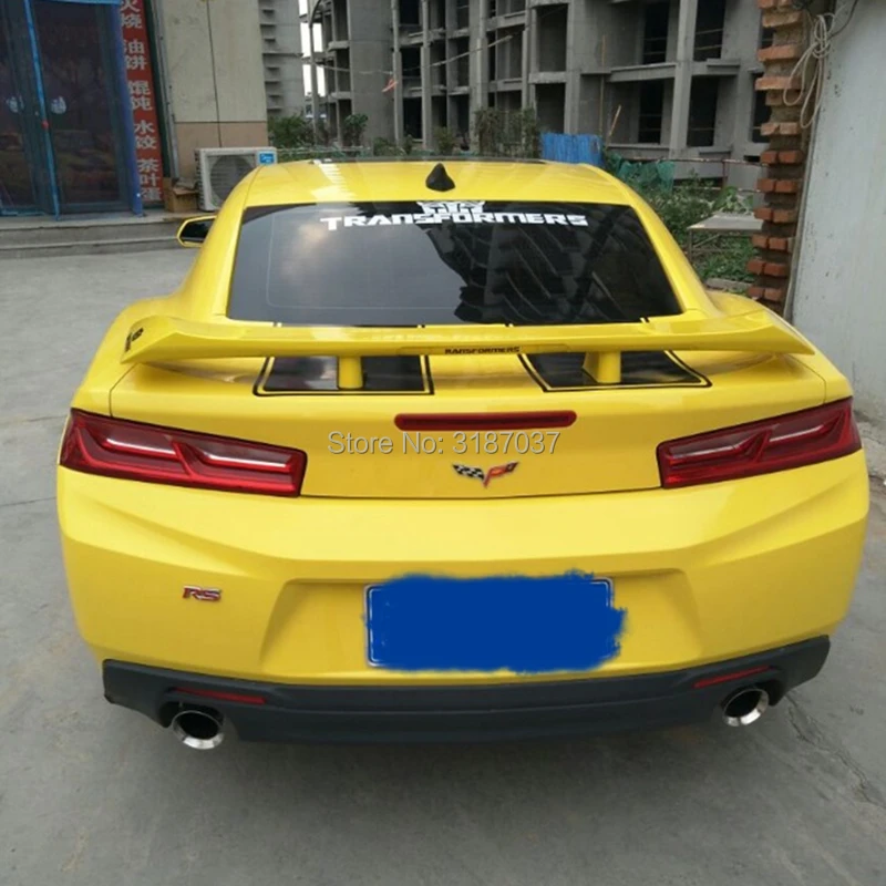 Спойлер для Chevrolet CAMARO 2009 2016 из АБС пластика Неокрашенный чехол багажника заднего