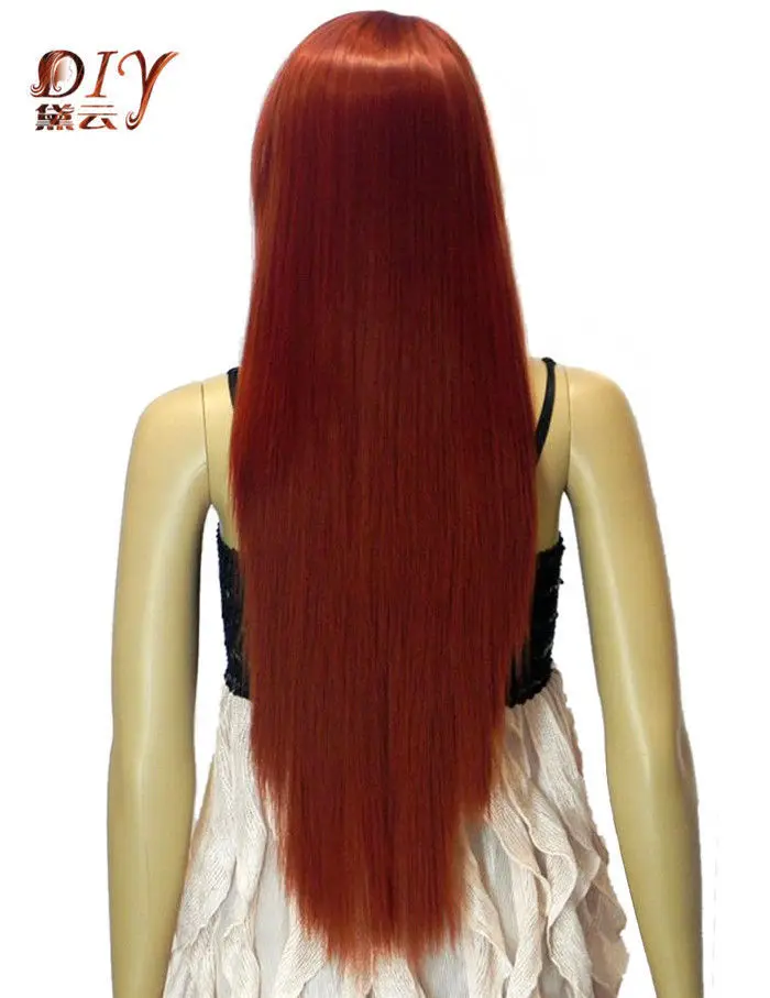 Песня wig.00848 мода женщины красный длинный прямой синтетический ну вечеринку