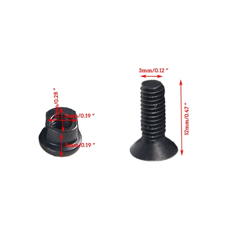 Keymod Rail Screws and Nuts 10 Set Replacement for Rifle Scope Red Dot Sight Tactical Hunting Airsoft Accessory HT37-0084 | Спорт и