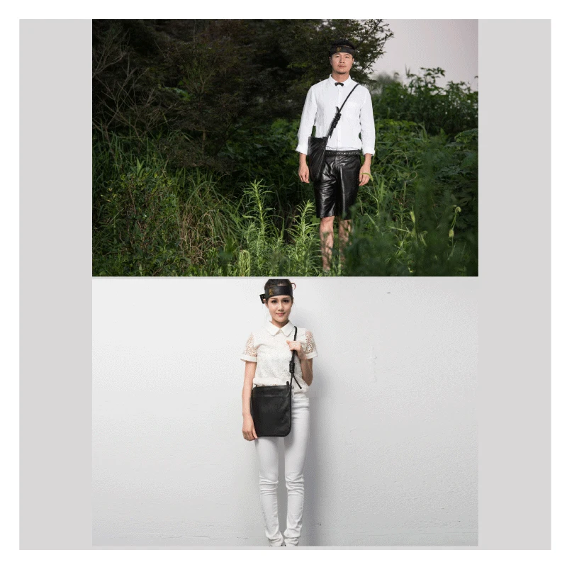 Оригинальная женская сумка мессенджер из натуральной кожи роскошная