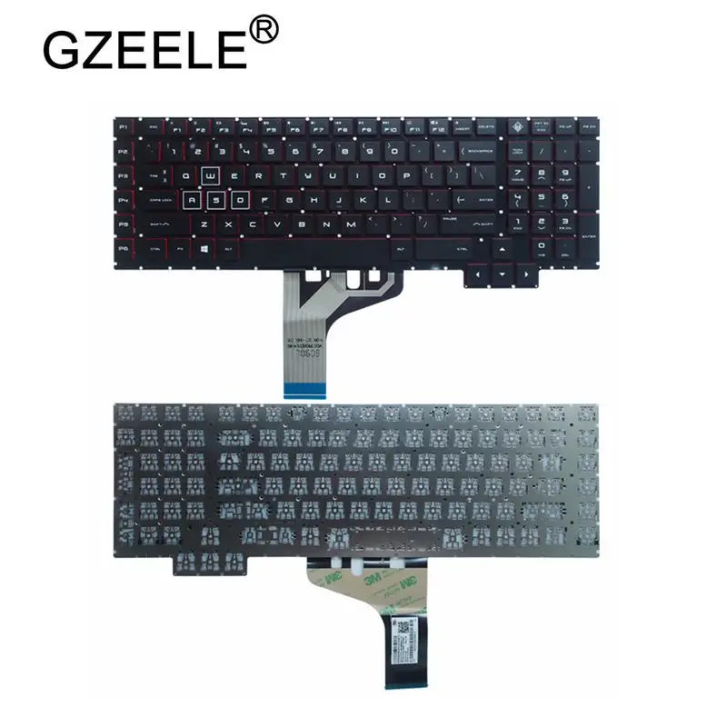 GZEELE новая английская клавиатура с подсветкой для HP Omen 17-an 17-an000 | Компьютеры и офис