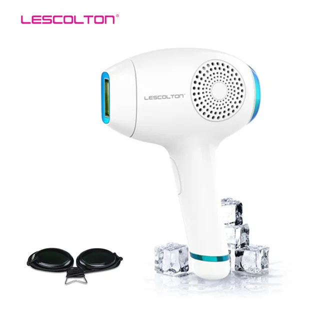 T011C with ice cool Lescolton IPL лазерный эпилятор безболезненное удаление волос IPL перманентное удаление волос Триммер бикини Электрический Фотоэпилятор - Цвет: T011C with ice cool