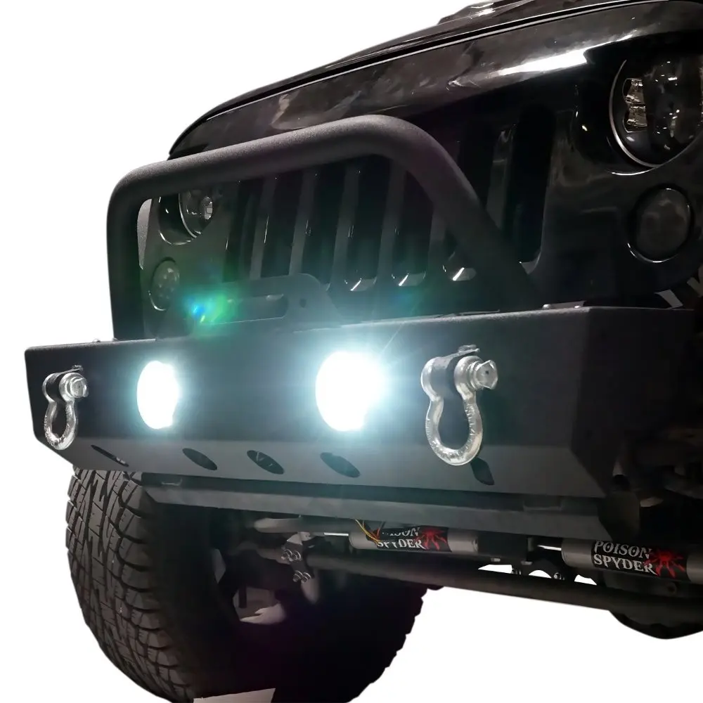 Marloo 4 дюйма светодиодные противотуманные фары DRL Halo для Jeep Wrangler JK TJ LJ Dodge Journey Magnum зарядное устройство Jeep Grand Cherokee Chrysler 300