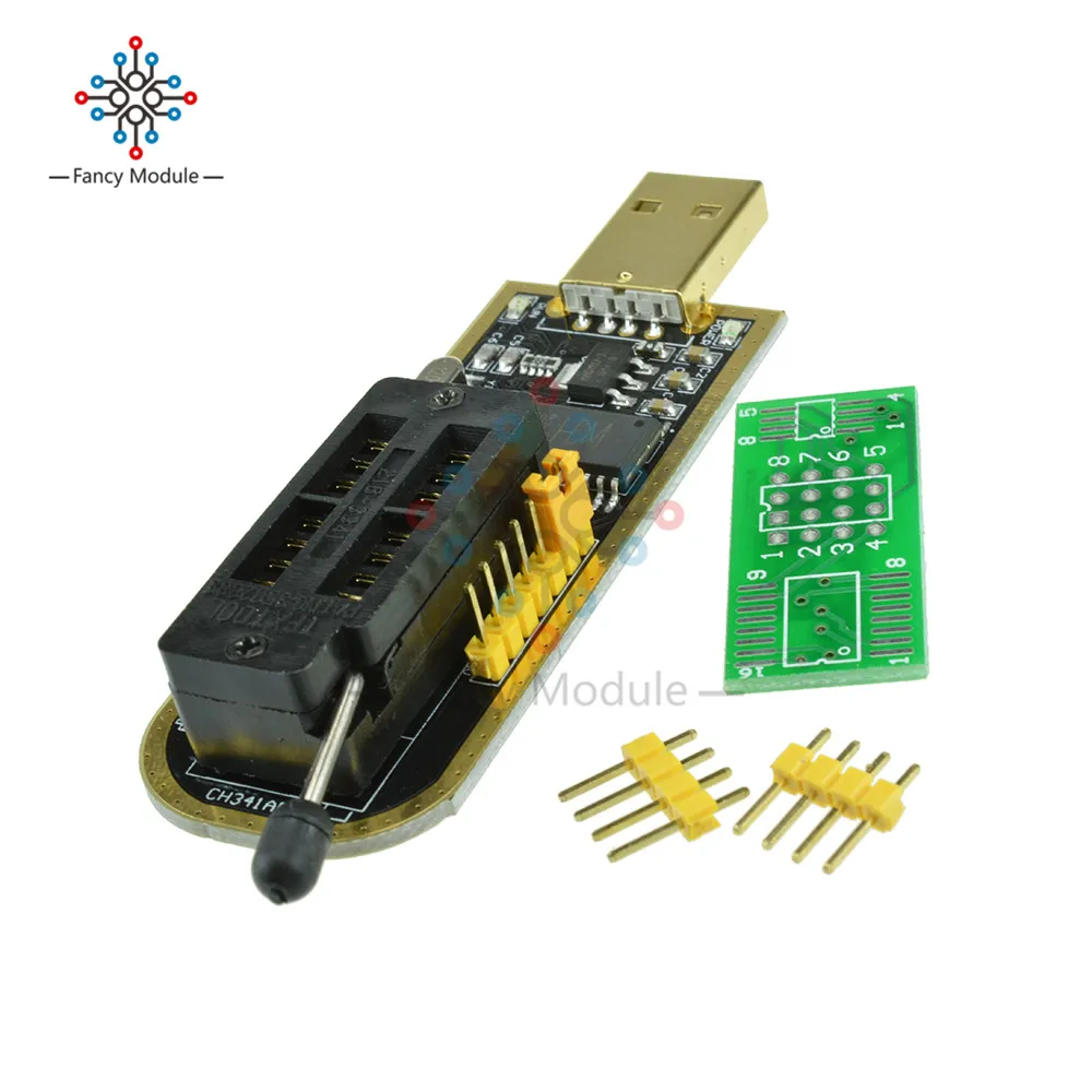 CH341A 24 25 серия EEPROM Flash BIOS USB программатор с программным обеспечением и