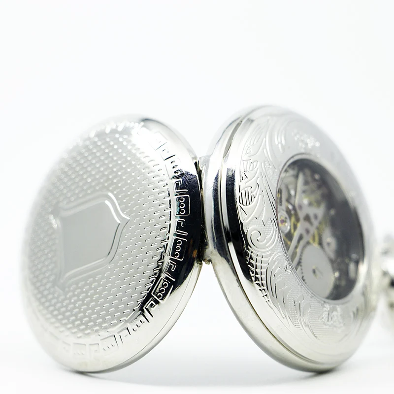 Модные Роскошные Антикварные и винтажные механические серебряные карманные