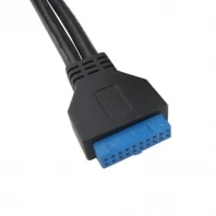 200 шт./лот два порта USB 3 0 гнездовой разъем PCB тип панели к материнской плате 20Pin