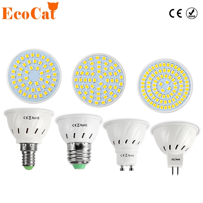 Светодиодная лампа E27 220V 5730 5050 SMD 2835 точечная GU10 bombilas MR16|led bulb e27|led lamp e27led e27 220v |