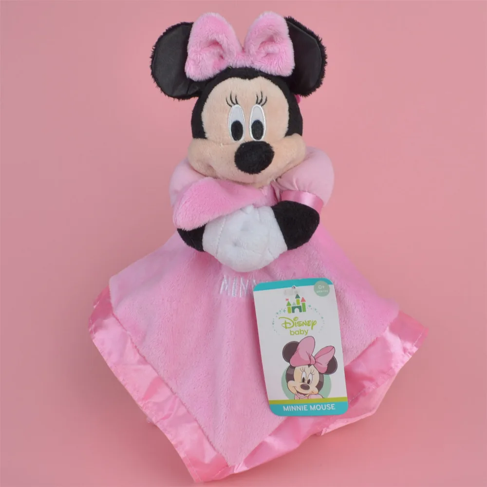 Плюшевое полотенце с Минни для детей 32*32 см бесплатная доставка|toy plush|free plushbaby minnie
