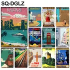 SQ-DGLZ Италия Ирландия Майами налет металлический знак Винтаж Декор для дома Металл Борден металла плакат жестяной знак паба