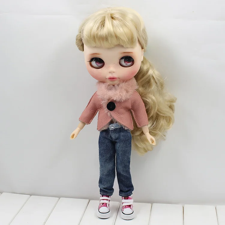 DBS шарнирная кукла blyth icy пушистое пальто зимнее | Игрушки и хобби