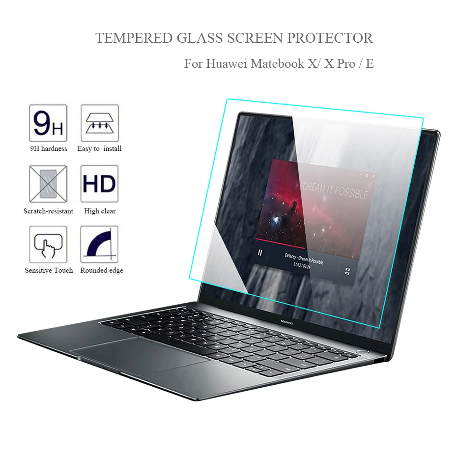 Закаленное стекло для Huawei MateBook X 13 дюймов защитная пленка E 12 дюймов|Защитные