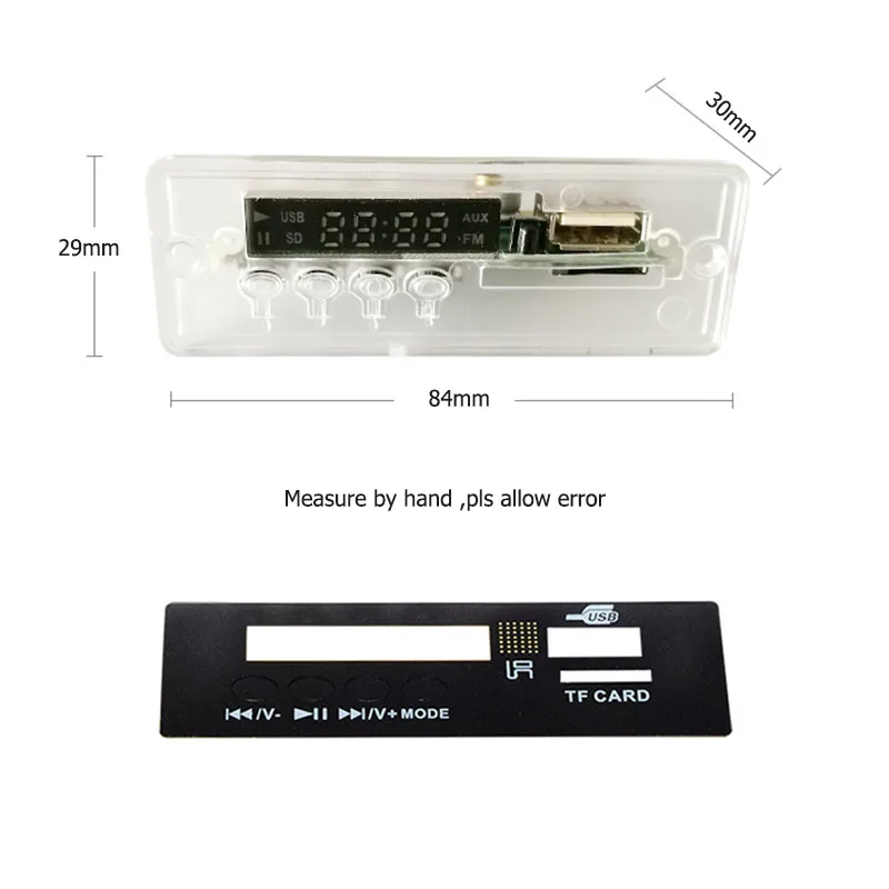 Светодиодный Ночной светильник новейший модуль для декодирования Bluetooth MP3 со