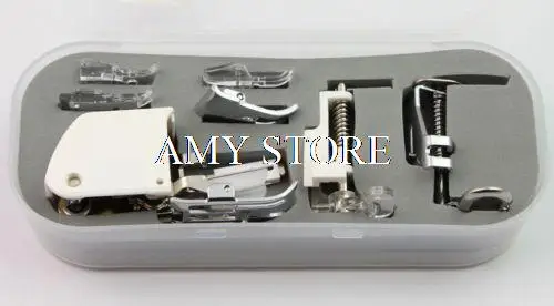 

Set 7 Presser Foot Feet For Brother Singer Toyota Domestic Sewing Machine Part