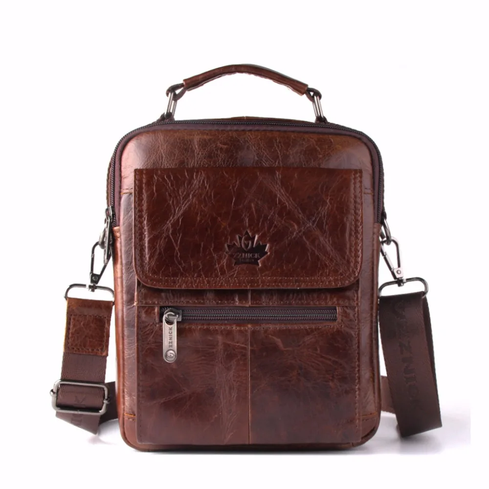 Zznick Мода 2017 г. Пояса из натуральной кожи Для мужчин Портфели Бизнес коровьей