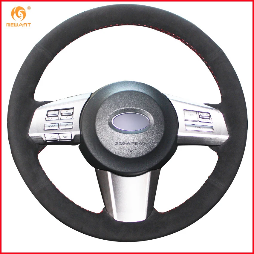 MEWANT черные замшевые аксессуары для Subaru Outback 2012 запчасти интерьера|car steering wheel